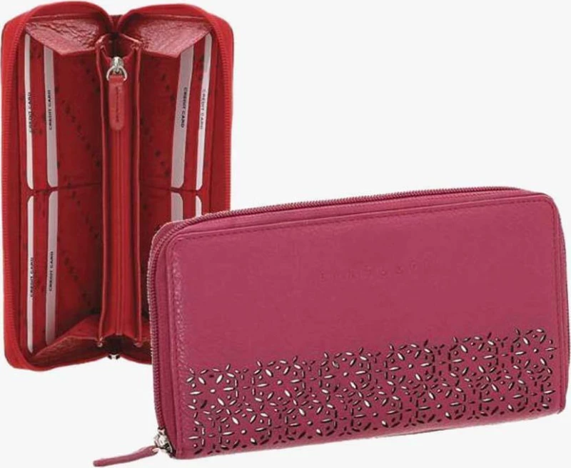 Δερμάτινο Γυναικείο Πορτοφόλι (516-487-02-fuchsia)