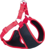ΣΑΜΑΡΑΚΙ ΓΙΛΕΚΟ ΣΚΥΛΟΥ NOBBY BLACK MESH REFLECT RED (πλάτος 1cm x περιφ 41-46cm)
