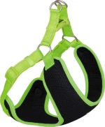 ΣΑΜΑΡΑΚΙ ΓΙΛΕΚΟ ΣΚΥΛΟΥ NOBBY BLACK MESH REFLECT NEON YELLOW (πλάτος 1cm x περιφ 41-46cm)