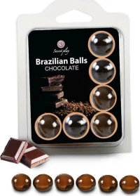 Secret Play Brazilian Balls Chocolate 6τμχ