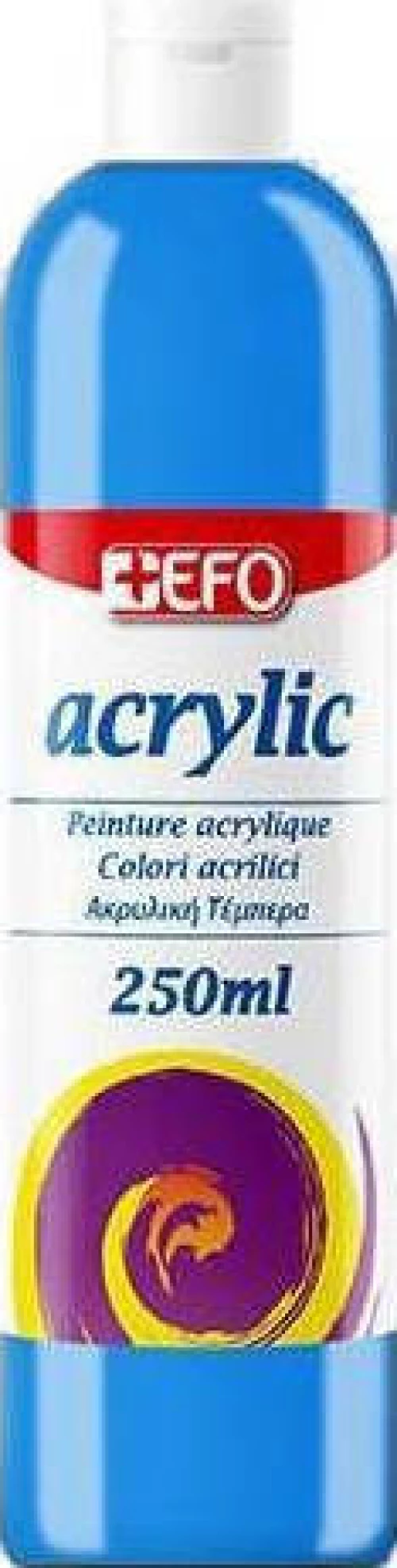 +Efo Ακρυλικό Χρώμα 250ml Γαλάζιο