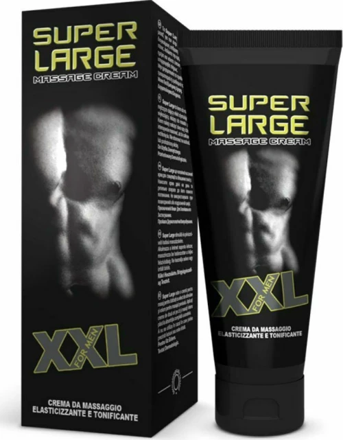 SUPER LARGE MASSAGE AND ELASTIZING CREAM FOR PENIS 75 ML