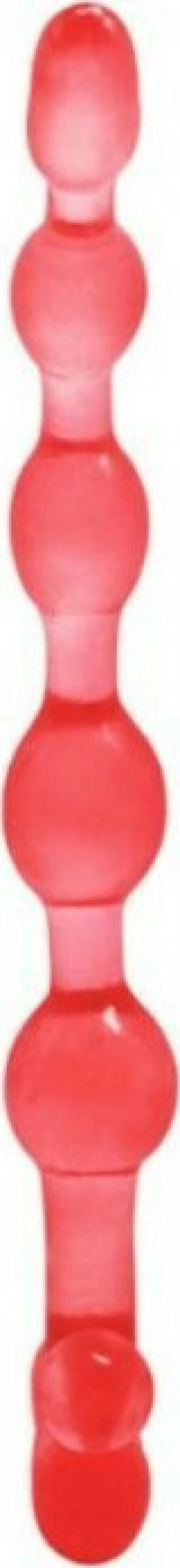 BENDY TWIST ANAL BEADS RED
