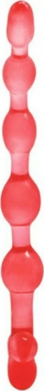 BENDY TWIST ANAL BEADS RED