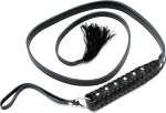 Rimba Bondage Play Whip 130Cm - Μαστιγιο 130Εκ Μαυρο
