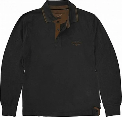 πόλο μπλούζα jersey ανδρική ΜΧ00252 Μαύρο