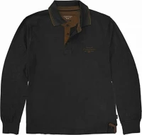 πόλο μπλούζα jersey ανδρική ΜΧ00252 Μαύρο