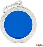 My Family Classic Big Circle Μπλε Ταυτότητα 3.93x3.17cm