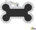 My Family Glam Bone Large Ταυτότητα Κόκκαλο Μαύρο