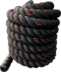 Viking C-967 Battle Rope Polyester – Σχοινί Crossfit 15m Μαύρο