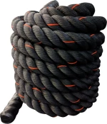 Viking C-967 Battle Rope Polyester – Σχοινί Crossfit 15m Μαύρο