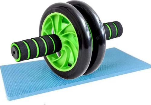 Ρόδα Κυλιακών Ab Wheel Gym-0001, Μαύρο-Πράσινο 5210131032879