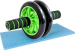 Ρόδα Κυλιακών Ab Wheel Gym-0001, Μαύρο-Πράσινο 5210131032879