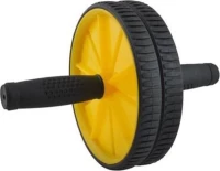 Ρόδα Κοιλιακών, AB Wheel, με χαλάκι, σε 3 χρώματα Κίτρινο - Iso Trade