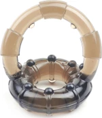 Clear Black Cock Ring