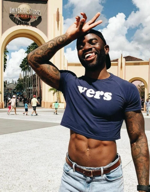 Crop Tee Vers Blue - Barcode Berlin