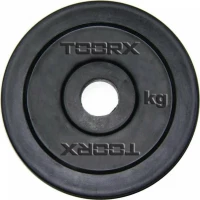 Μαύρος Πλαστικός Δίσκος 2 kg για Μπάρες Ø25mm Toorx