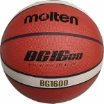 Molten Rubber Cover Basketball No 5 B5G1600 Brown/Orange/Ivory