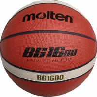 Molten Rubber Cover Basketball No 7 B7G1600 Orange/Ivory