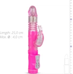 Easytoys Thrusting Rabbit 25cm Pink