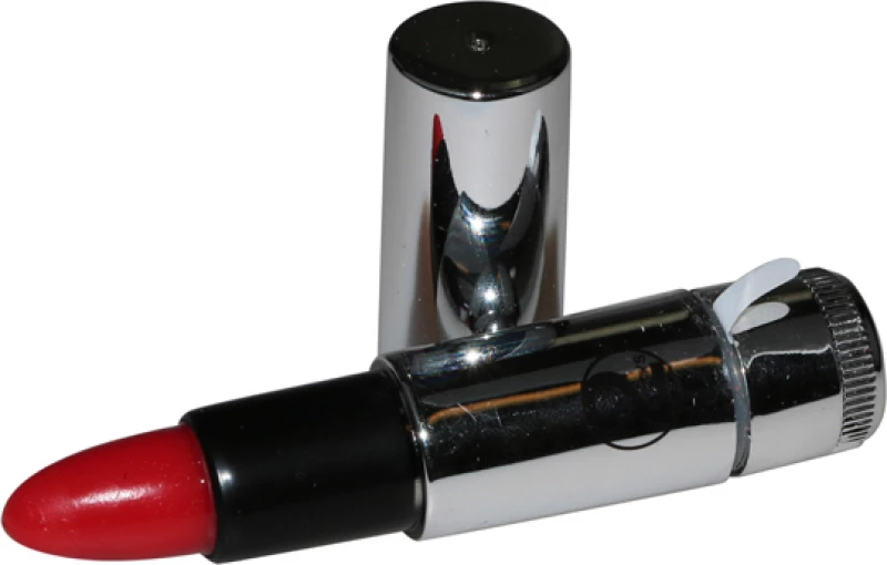 You2Toys Kiss Me Lipstick 8.7cm Silver/Red/Black