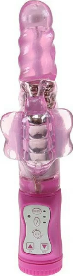 Seven Creations Silicone Butterfly Pink 11cm