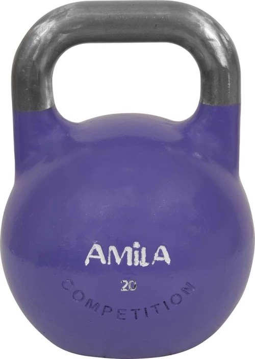 Kettlebell Aγωνιστικό 20kg Μωβ Amila 84584