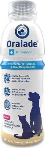 Oralade GI Support Ισοτονικό Διάλυμα Ενυδάτωσης για Σκύλους & Γάτες 500ml