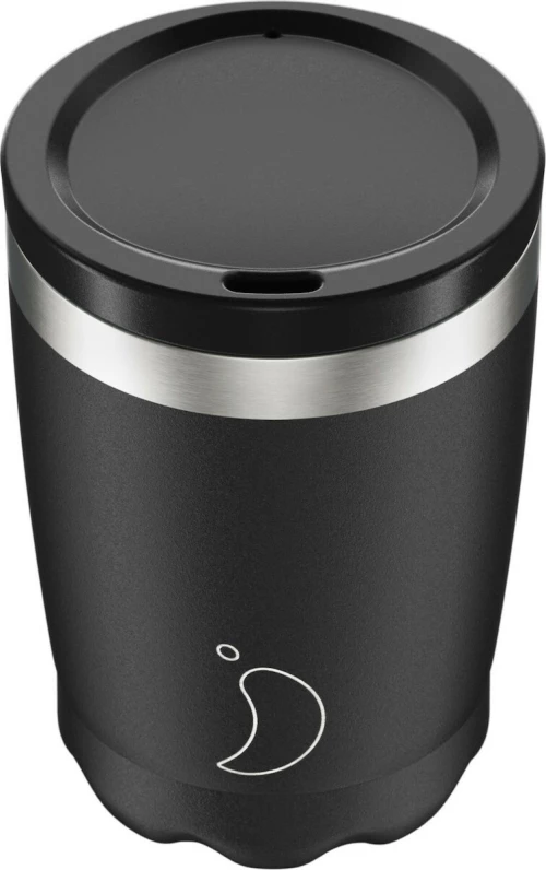 Chilly's Coffee Cup Monochrome Black 0.34lt