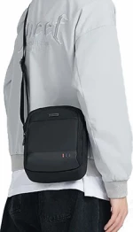 Arctic Hunter Τσάντα Ώμου K00063-Bk, Με Θήκη Tablet, Μαύρη