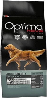 Optimanova Adult Obesity Chicken & Rice 12kg