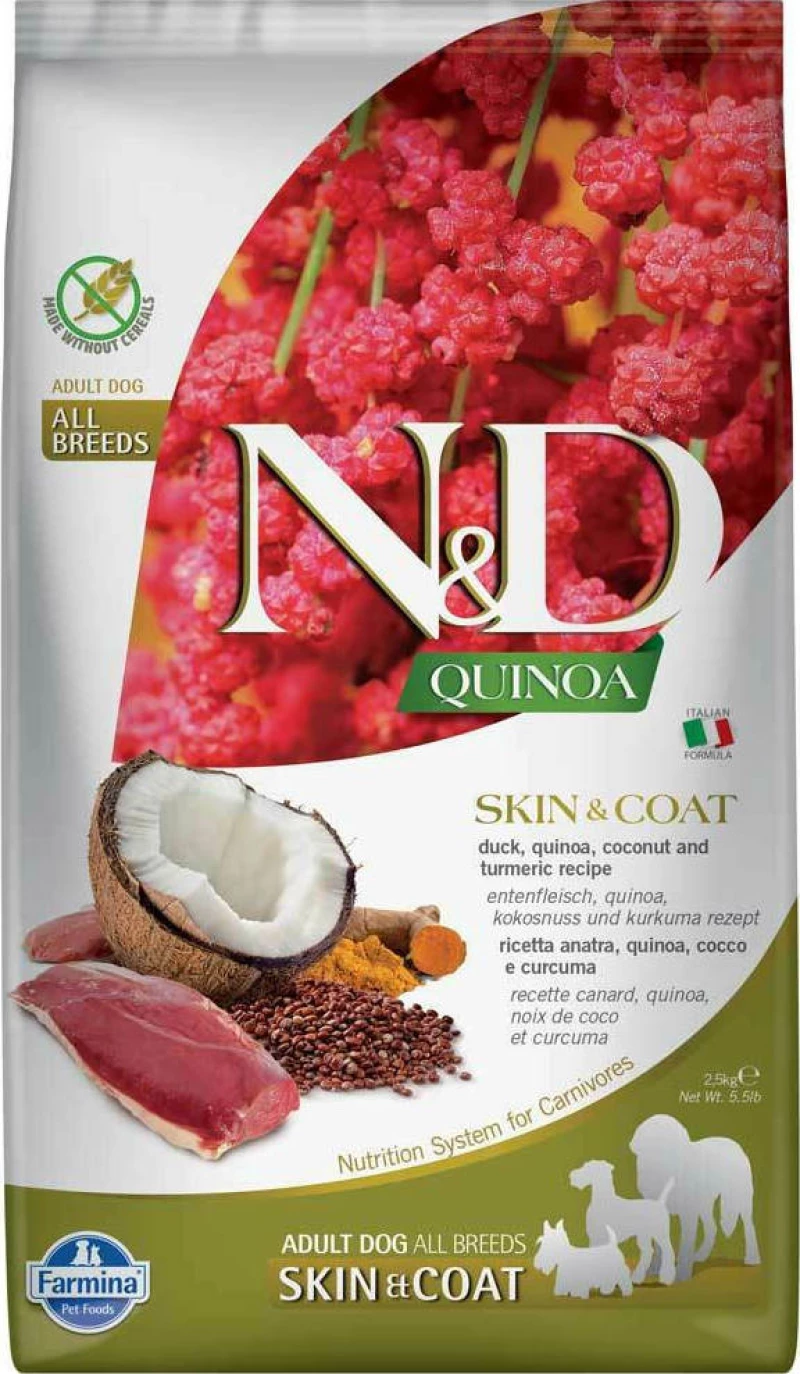 N&D Quinoa Skin & Coat Duck 2.5kg