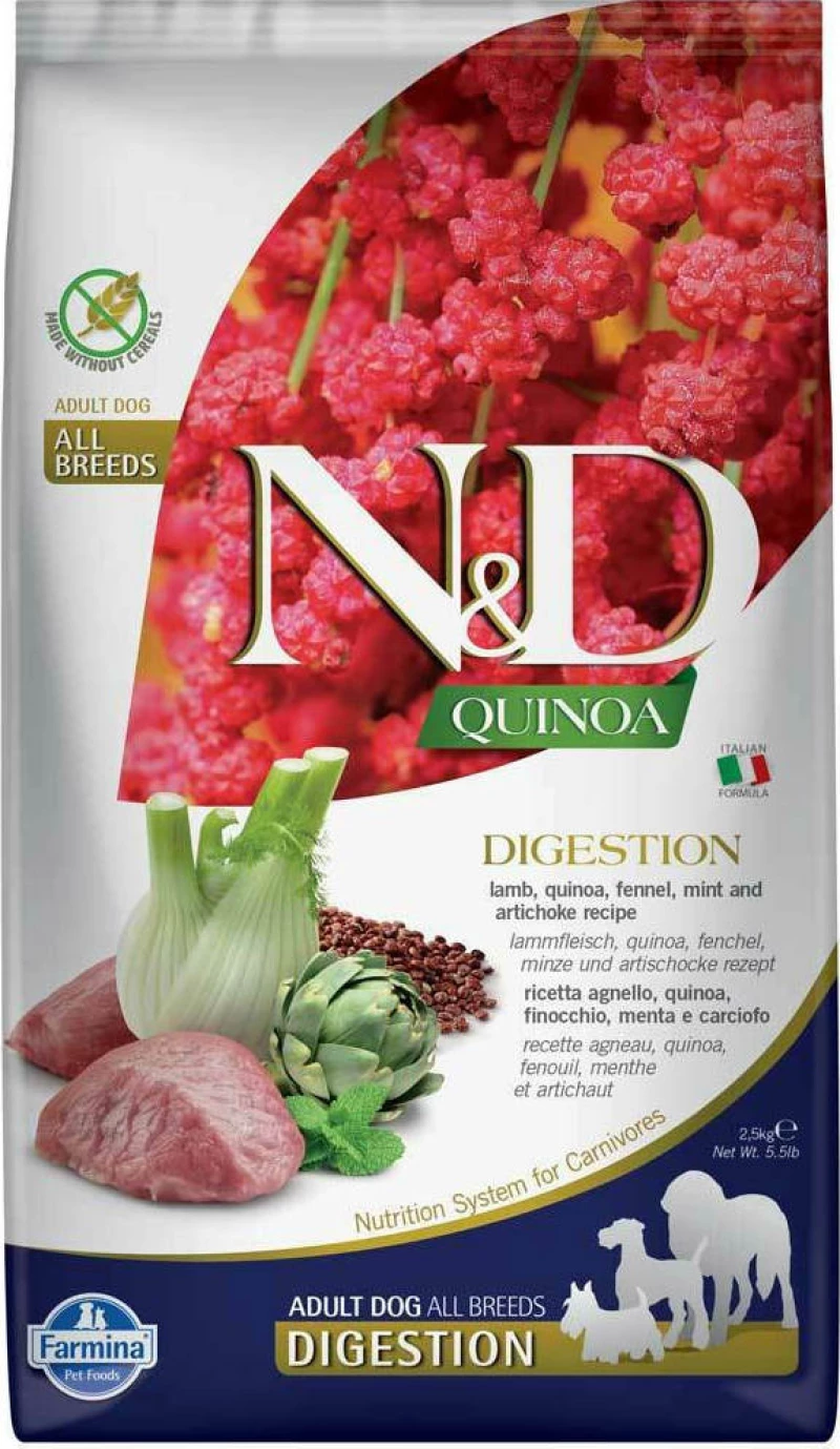 N&D Quinoa Digestion Lamb 2.5kg