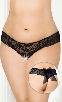 Softline 2436 Plus Size G-string Black
