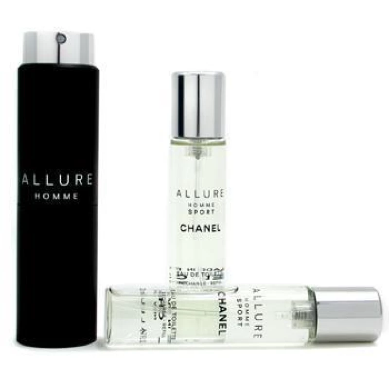 Chanel Allure Homme Sport & 2 Refills Eau de Toilette 3x20ml