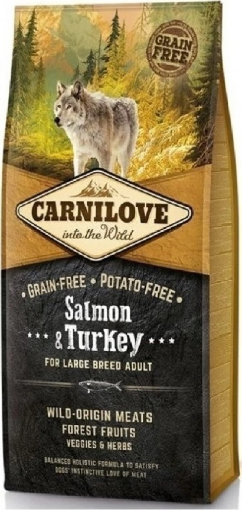 Carnilove Salmon & Turkey Large breed Adult 1.5kg