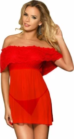 SUBBLIME SHORT DRESS + THONG RED