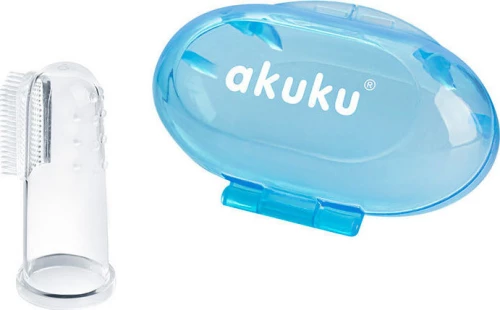 Akuku Finger Toothbrush Blue