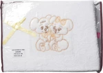 Sunshine Σετ Πετσέτες Couple White/Pink 2τμχ