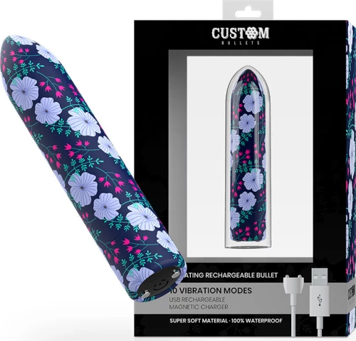 Custom Bullets Vibrating Rechargeable Bullet Spring