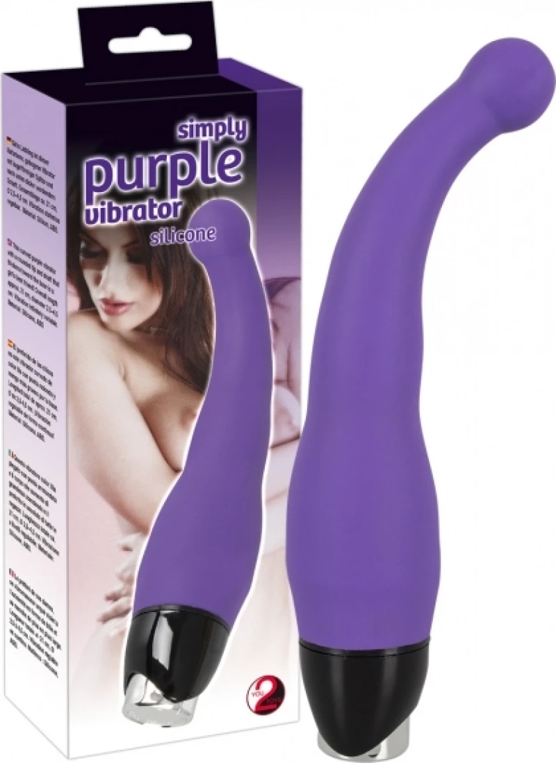 You2Toys Simply Purple Vibrator Silicone 21cm Purple
