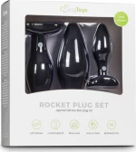 Easytoys Silicone Buttplug Set Black