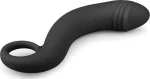 Easytoys Silicone Prostate Dildo Black 17.5cm