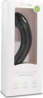 Easytoys Silicone Prostate Dildo Black 17.5cm