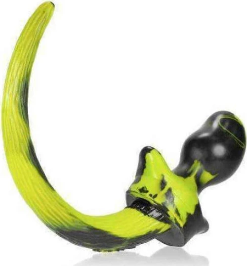 Oxballs Puppy Tail Pug Small Black/Yellow