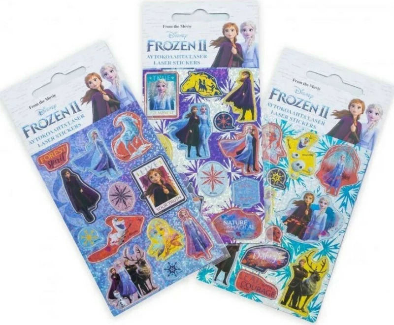 Gim Αυτοκόλλητα Lazer Frozen 2 7x13cm