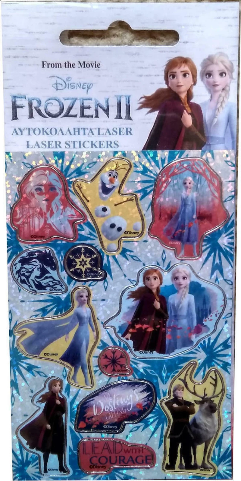 Gim Αυτοκόλλητα Lazer Frozen 2 7x13cm
