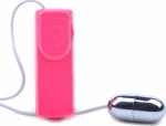 Pink Silver Vibrating Egg