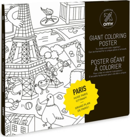 Omy Αφίσα Γίγας για Ζωγραφική Paris