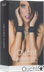 Shots Ouch Velcro Cuffs Black